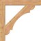 Ekena Millwork Olympic Block Smooth Bracket w/ Offset Brace, Western Red Cedar, 7 1/2"W x 46"D x 46"H BKT0806X46X46OLY05SWR - alternate 4